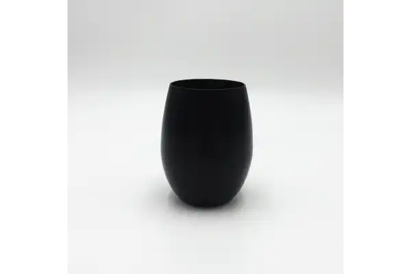 verre à eau gobelet noir